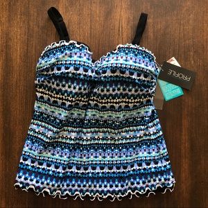 Profile 40D Tankini Top Only